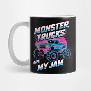 Monster Trucks Are My Jam Monster Truck Mug